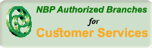 NBP Authorized Branches for Customer Branches