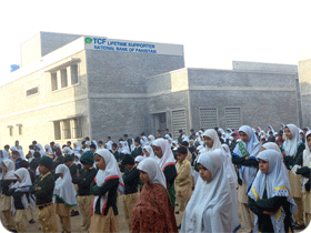 Lifetime Support to TCF School, Nawabshah
