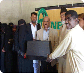 Sewing Machine for Manghopir Social Itehad & Vocational Training-2012 Event